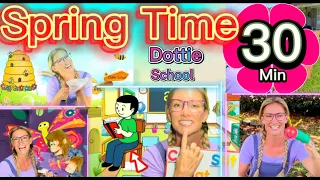 Dottie School SPRINGTIME lets Welcome in the Spring with Puzzles, Colors, Crafts, and Learning!