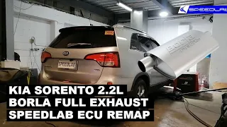 Kia Sorento Borla Full Exhaust SpeedLab ECU Remap Reflash
