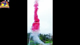 1.2inch 25 Shots Colorful Smoke Wall Cakes Daytime Fireworks Party Wedding Celebration