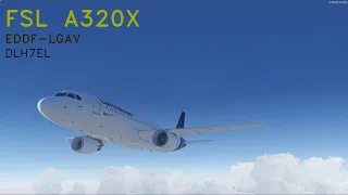 [P3DV4.4][60FPS]A320-X Manual Landing into Athens