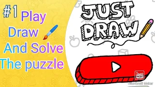 Just Draw🖌️ #1 || Best Android Game👍  || New trending game || Level 1 to 20