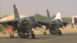 French Mirage F1CR takeoff at N'Djamena, Chad