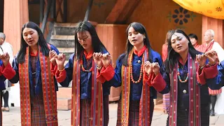 Zhungdra Dance || Paro Tshechu || Bhutanese Dance || Bhutanese Song || Bhutan 🇧🇹