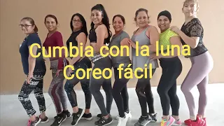 Coreo fácil cumbia con la luna  Grupo control versión Remix