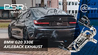 BMW G20 330e || DCE Parts B48 Catless Downpipe & Axleback Valvetronic Exhaust