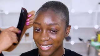 MUST WATCH  😱 VIRAL ⬆️ BLACK BARBIE MAKEUP TRANSFORMATION 😱 HAIR AND MAKEUP TRANSFORMATION