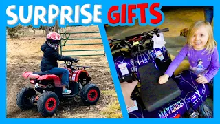 ATV SCAVENGER HUNT SURPRISE 🎁 Kids Get Quads for Christmas