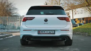 VW Golf GTI (Mk8) Performance Exhaust Sound - Cobra Sport Exhausts GPF Back with Rear Box