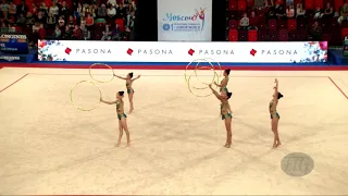 Mongolia (MGL) - 2019 Rhythmic Junior Worlds, Moscow (RUS) - Qualifications 5 Hoops