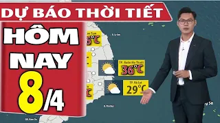 Dự báo thời tiết hôm nay mới nhất ngày 8/4 | Dự báo thời tiết 3 ngày tới | VTVWDB