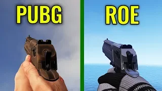 PUBG vs Ring of Elysium - Weapon Comparison