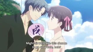 Shigure asks Tohru on a date I Yuki & Kyo getting jealous I Fruits Basket 2nd season I