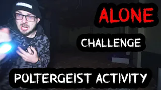 SCARIEST GHOST HUNTING ALONE CHALLENGE EVER! HAUNTED ABANDONED ASYLUM