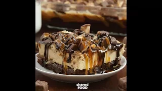 Snickers Brownie Ice Cream Cake | Dessert