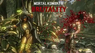 MORTAL KOMBAT X · D'Vorah - ALL BRUTALITIES [HD] 60fps | MKX