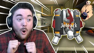 DID MIKE BUILD THIS JETPACK!?!? (Flying In-Game) | Ice Scream 3 Mobile Horror Gameplay