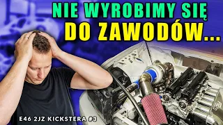 SKŁADAMY driftowóz! | KOLOR | WYDECH | ZAWIAS | *silnik do wymiany* | E46 2JZ Kickstera #3 |