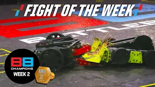 Whiplash Enters Fight Weaponless?! | Malice Vs Whiplash | BattleBots