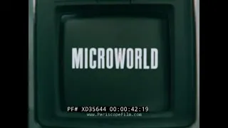 " MICROWORLD " 1976 AT&T / BELL SYSTEM  MICROPROCESSOR & COMPUTERS FILM  w/ WILLIAM SHATNER XD35644