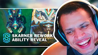 TYLER1 REACTS TO SKARNER REWORK ABILITIES