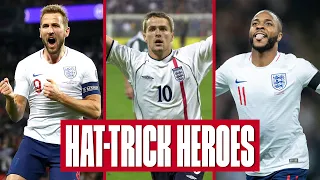 5 AMAZING ENGLAND HAT-TRICKS | Kane, Owen, Sterling, Defoe, Crouch | England