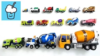 Concrete Mixer for children kids and more with tomica トミカ lego transformer VooV ブーブ 変身 robocar