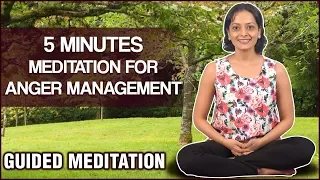 5 Minutes Anger Management Meditation | How To Control Anger - Guided Meditation | Meditation