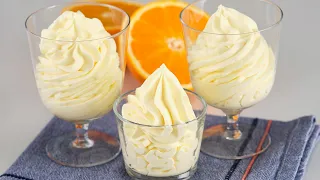 Creamy orange dessert in 5 minutes! Everyone is looking for this recipe! No baking, no flour, no ge