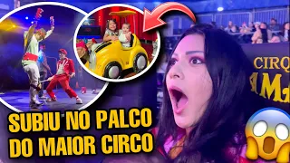 FOMOS PELA PRIMEIRA VEZ NO MAIOR CIRCO DE TODOS E ELE SUBIU NO PALCO!!! 😂😱 *OLHA ISSO*