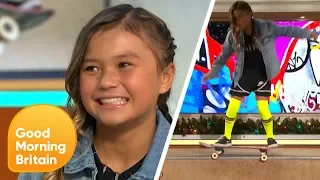 11-Year-Old Skateboarding Sensation Sky Brown Joins Team GB at 2020 Olympics | Good Morning Britain