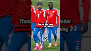 Mané und Sané wieder gemeinsam im Training 👀