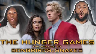 OUR FIRST TIME WATCHING THE HUNGER GAMES BALLAD OF SONGBIRDS AND SNAKES