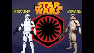 Cheap First Order Stormtrooper Figure REPAINT tutorial