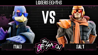 The Off Season 2 - Losers Eighths - woo | Magi (Falco) VS TLOC | Salt (Captain Falcon) - SSBM