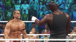 BACKLASH - Undertaker & Kane vs. Omos & Shawn Michaels