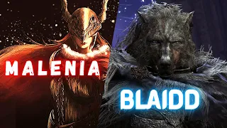 blaidd the half wolf vs Malenia - Elden Ring