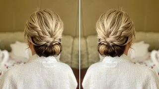 Live With Pam - Beautiful Low Bun for Short Hair!