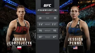 UFC 2 ● MMA GIRLS ● UFC WOMEN'S STRAWWEIGHT BOUT ● JOANNA JEDRZEJCYK VS JESSICA PENNE