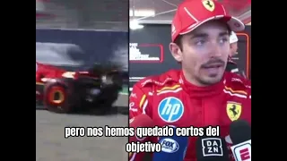 🤨CARLOS SAINZ Y LECLERC DESPUÉS DE LA CLASIFICACIÓN, SUS PALABRAS, ASPIRAN SOLO IR POR MCLAREN