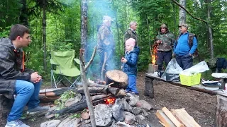 VLOG: Первый поход Кати. Горный хребет Кваркуш. Жигаланские водопады. 25.06.19