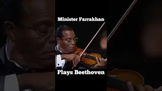 Farrakhan plays  Violin