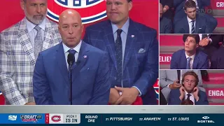 The Montreal Canadiens select Juraj Slafkovský!