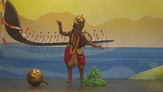 Shivranjini Hareesh fancy dress as Hanuman