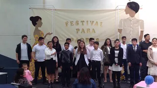 Coro de secundaria "Señora, Señora, Señora". Festival de Padres 2019.