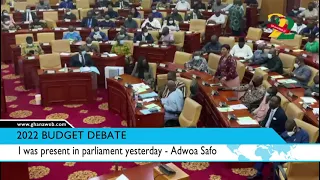 I was present in parliament yesterday    Adwoa Safo