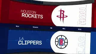 NBA  PS  Houston Rockets vs Los Angeles Clippers   Oct 4,  2019
