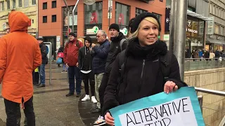 Protest der "Gelben Westen" in Stuttgart