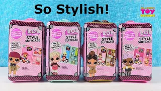 LOL Surprise Style Suitcase Fashion Doll Playset Unboxing | PSToyReviews