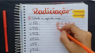 RADICIAÇÃO: Como Calcular Raiz Quadrada, Raiz Cúbica, etc.