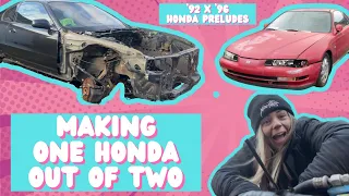 WHEN TWO BECOME ONE: the start of my Honda prelude project